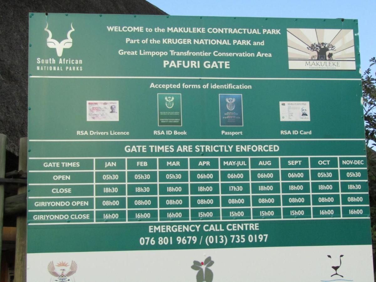Pafuri Gate Guesthouse Mabiligwe Экстерьер фото
